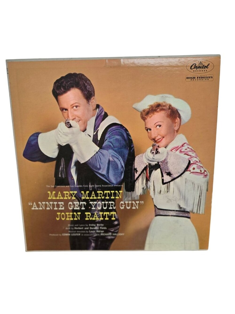 Mary Martin & John Raitt "Annie Get Your Gun" Vinyl LP Capitol Records W913